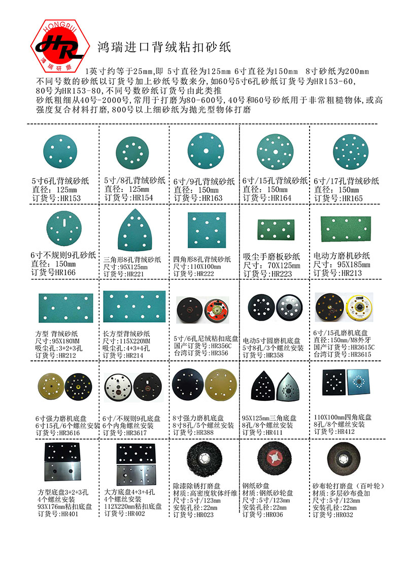 自吸尘砂光机毛面砂纸粘盘
