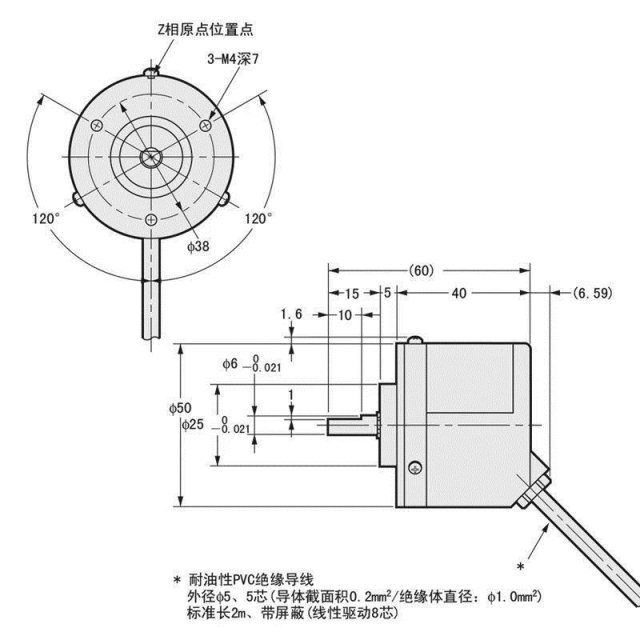 ISL5815-008C19-1024BZ3-5L-2主轴机床编码器