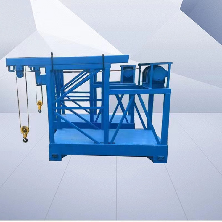 安装小型桥梁监测车电动移动施工作业车