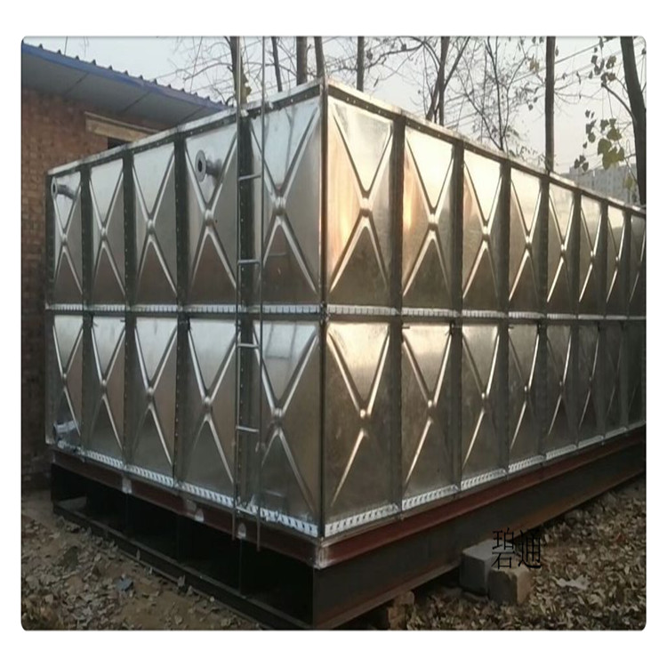 甘孜水塔储水罐 6吨不锈钢消防水箱 碧通方形不锈钢水箱