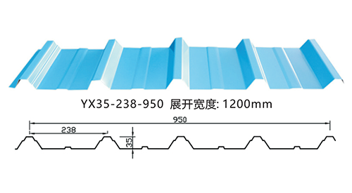 恒海钢结构房顶隔热彩钢瓦 彩钢琉璃瓦 保湿隔音防水防潮