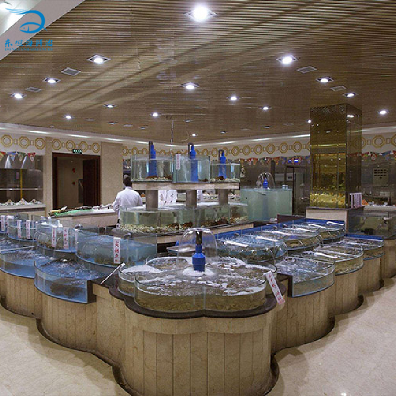 廣州南沙魚缸/圓形海鮮魚池/廣州南沙大型海鮮池圖片圖片_1