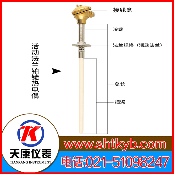 热电偶元件WRF2-101●上海天康仪表