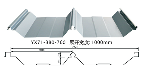 恒海钢结构压型钢板 压型钢板 镀锌瓦型