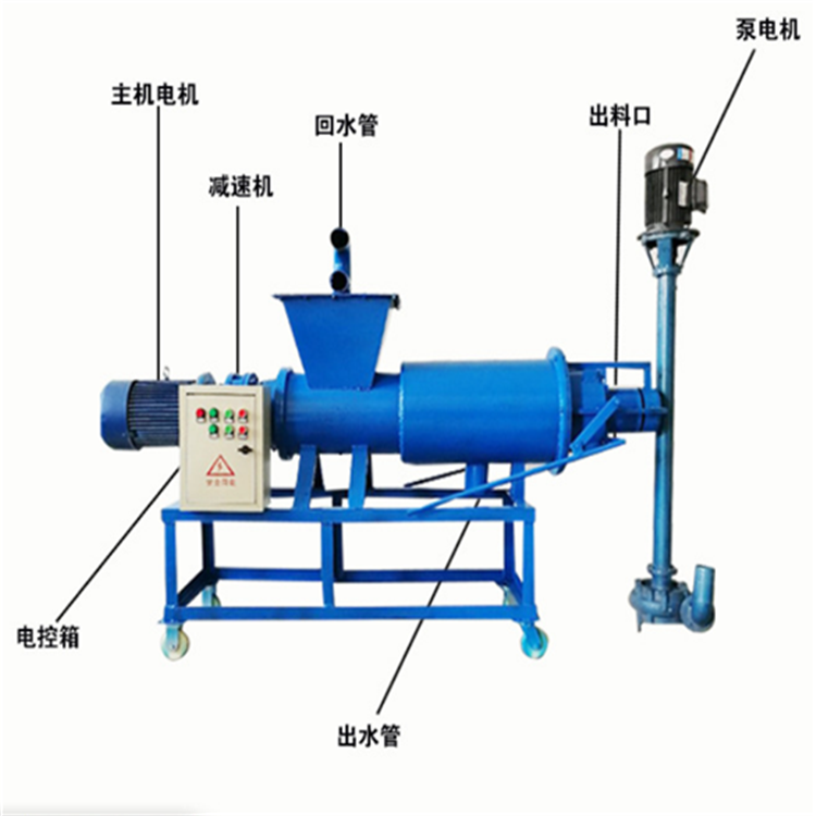 安徽养殖粪便分离机 斜筛式干湿分离机