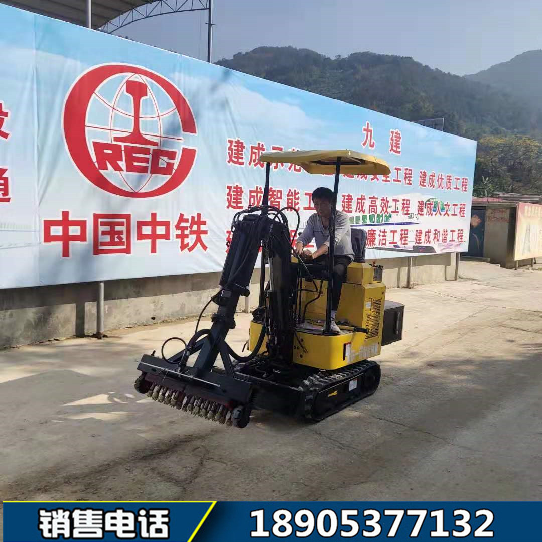 二衬电缆槽凿毛机履带式打毛设备图纸施工