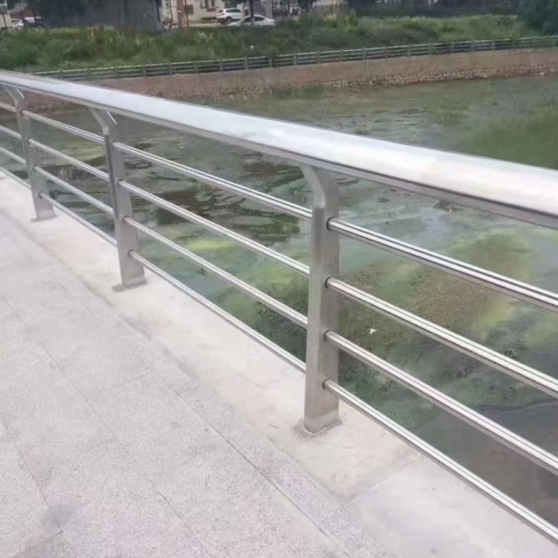 德州河边道路防撞栏杆-桥梁不锈钢护栏实力生产工厂