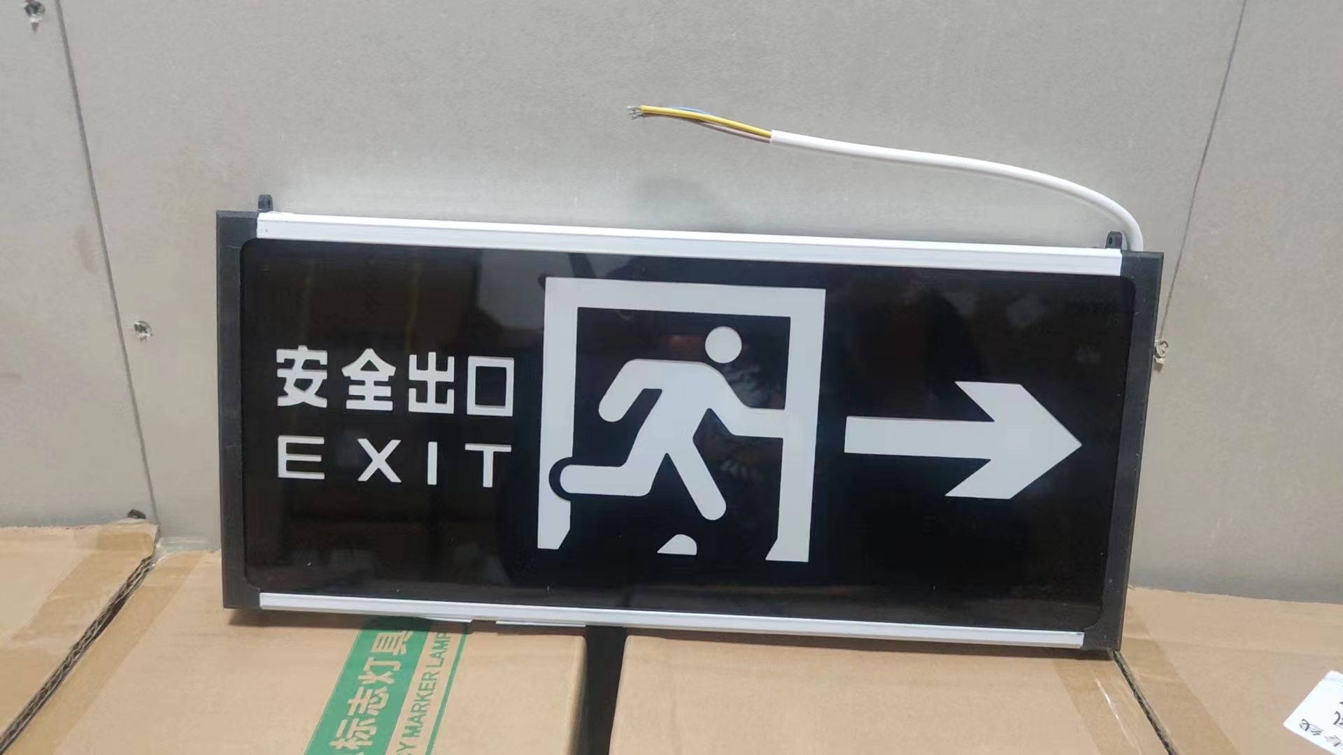 湖南省怀化集中应急照明 双头指示控制灯 LED疏散指示牌声控筒灯