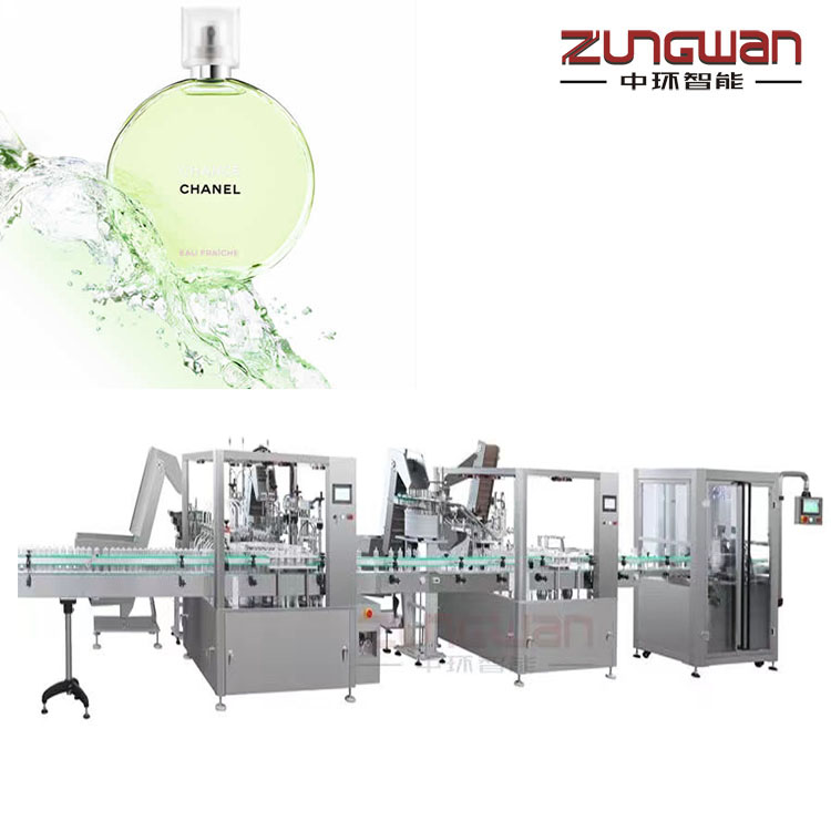 随州ZHX-XSX全自动液体灌装旋盖贴标生产线