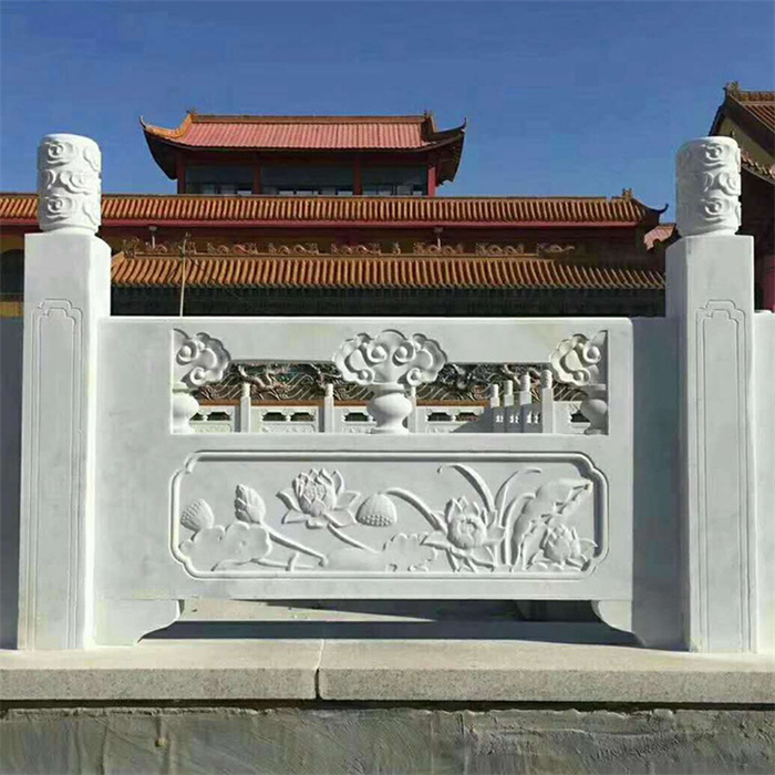 白山草白玉石栏杆厂家联系方式