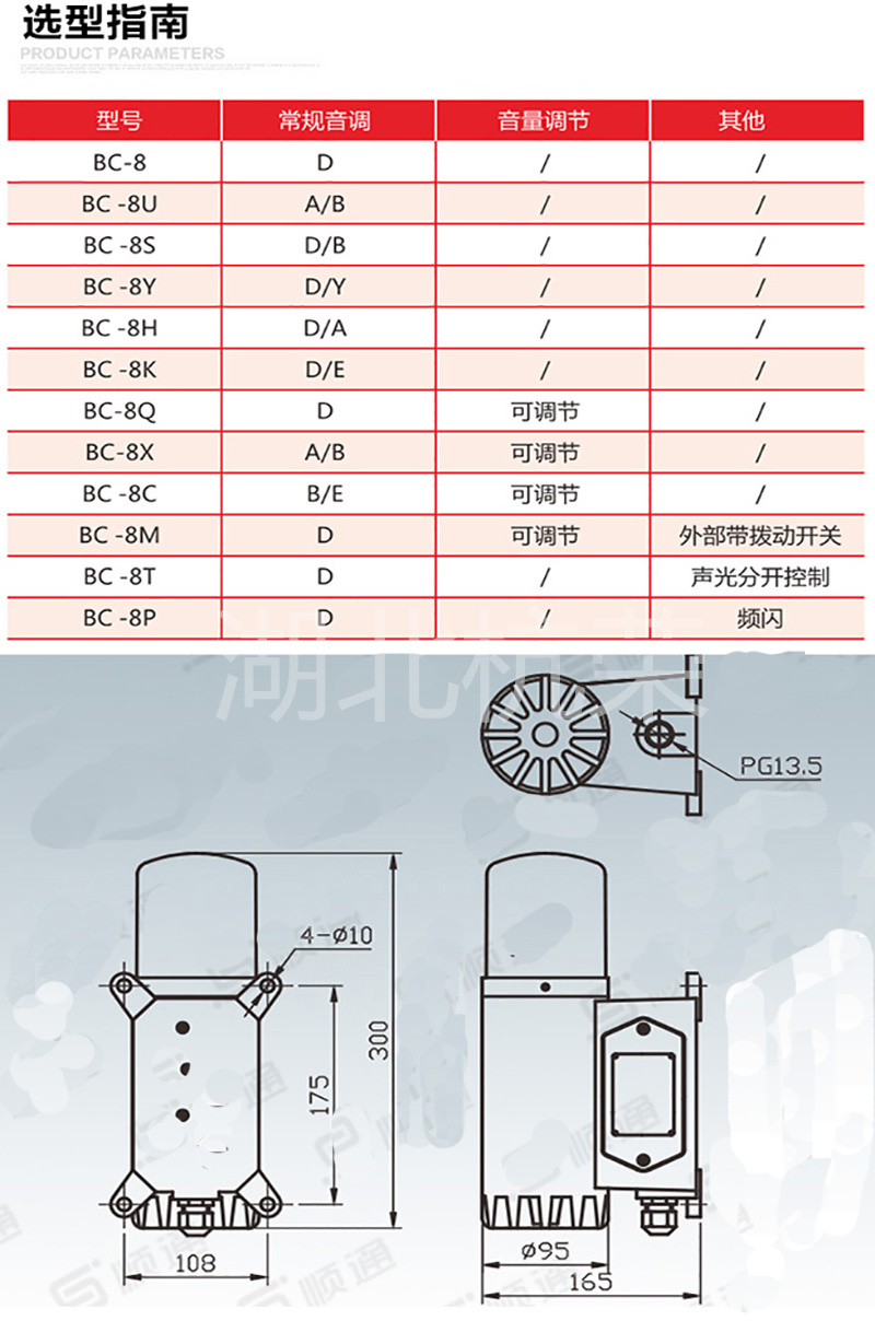 DCXXS-08	DCXXS-08多功能语音声光报警器天车行车用