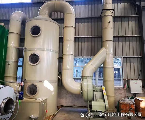 浙江洞头打磨除尘废气处理设备安装，废气设备维修整改