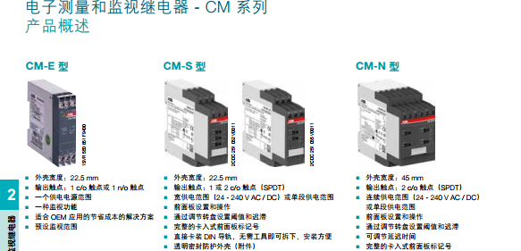 ABB電子測量和相序監(jiān)視繼電器CM-PVS.41S大量現(xiàn)貨圖片_4