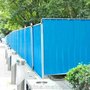 铁皮护栏 彩钢单层围挡 PVC围挡 镀锌钢板护栏 蓝白围蔽板现货