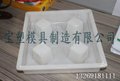 四孔水泥植草彩砖模具尺寸规格_宝塑塑料模具