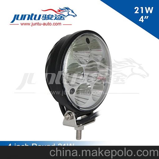 21W  4寸圓  led工作燈 led工礦車燈 小貨車前燈 多用途LED燈圖片