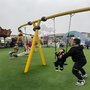 供应长基无动力游乐设备 社区公园游乐设施长龙秋千