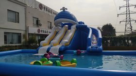 京津冀水上乐园，充气水池 充气滑梯 水上闯关 鲸鱼滑梯租赁出租