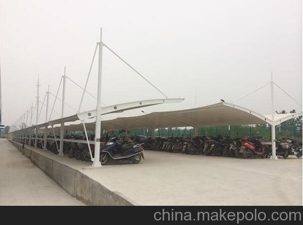 安徽車棚設(shè)計圖紙 合肥膜結(jié)構(gòu)車棚定做按場地安裝 駿陽領(lǐng)導(dǎo)品牌圖片