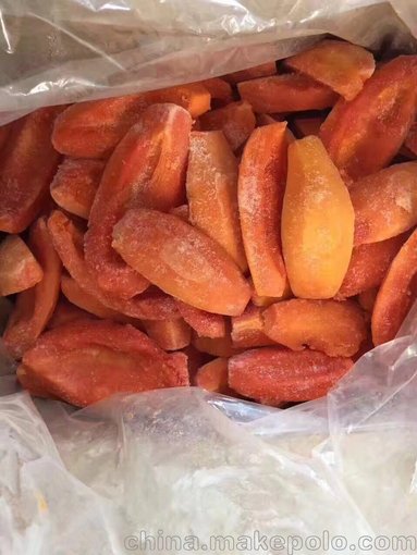 冷凍木瓜 紅心木瓜 速凍木瓜塊圖片