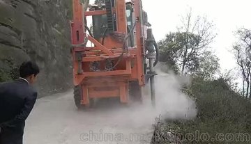 高速公路护栏打钻一体机、打桩、拔桩机