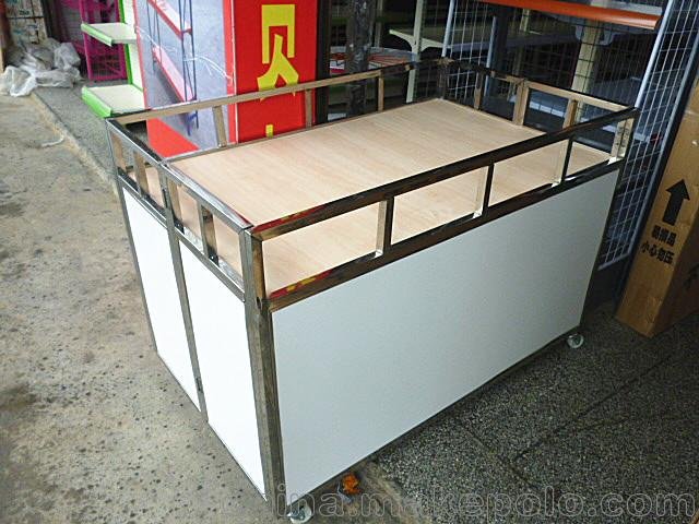 金成貨架供應(yīng)不銹鋼促銷車非標(biāo)尺寸可訂制圖片