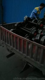 济宁利煤300/600矿车轮对 矿车轮子厂家 山东铸钢轨道轮