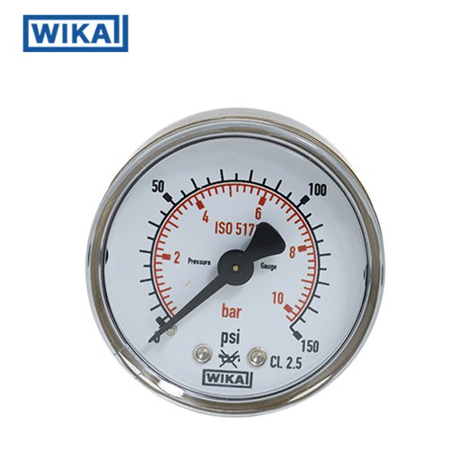 波登管壓力表111.11.050焊接用表表殼帶金屬銅漆威卡WIKA圖片