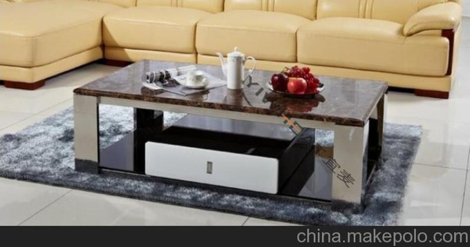 直銷宜麥CJ5012現(xiàn)代簡約不銹鋼茶幾圖片