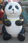 功夫熊猫卡通雕塑_河北百艺雕塑厂，欢迎来电订购