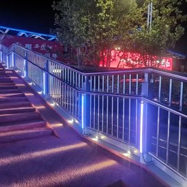 欽州景觀隔離欄桿-不銹鋼碳素鋼復(fù)合管欄桿更似工藝品