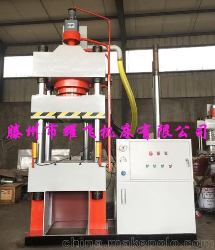 200噸單柱油壓機液壓沖壓機 高壓油管機 壓管機滕州伺服液壓機圖片