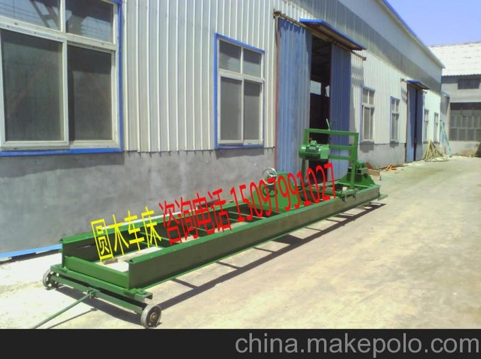 仿古建筑圓木機/圓木加工機械/大型圓木車床圖片