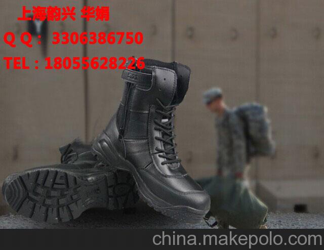 牛皮閱兵作戰靴 透氣輕便牛皮靴