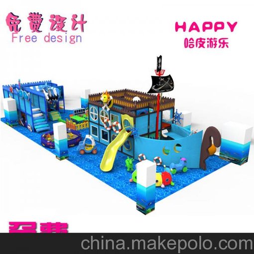 大型兒童游樂(lè)園 室內(nèi)游親子樂(lè)園 電動(dòng)游樂(lè)設(shè)備 組合滑梯 淘氣堡圖片