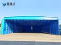 杭州江干区定制 推拉雨棚仓库帐篷 伸缩大篷移动雨篷物流仓储棚
