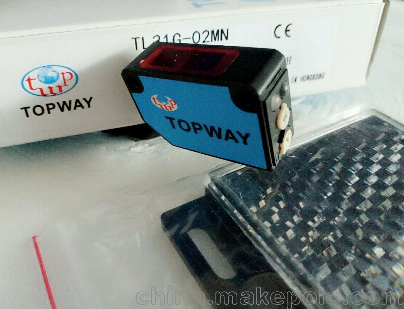 香港TOPWAY傳感器透明體鏡反射光電TL31G-02MN