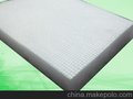 机车专用顶篷棉,阻燃过滤棉，阻燃型过滤棉