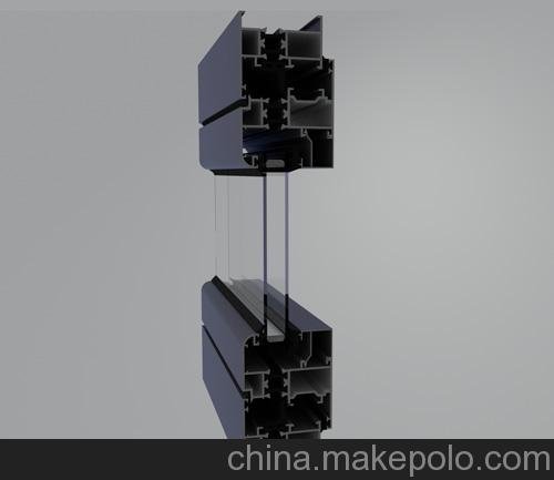 雙城H150系列隱框幕墻鋁型材圖片