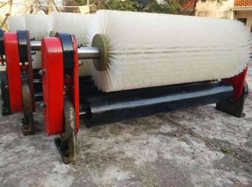 內蒙電動(dòng)旋轉式清掃器鋁合金空段V型