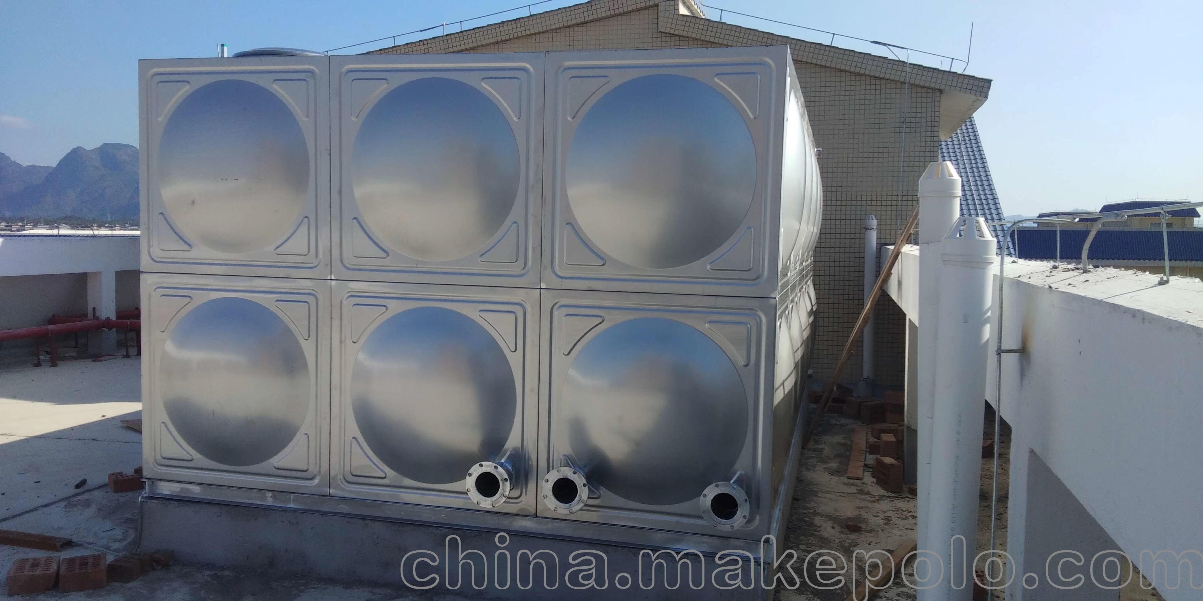 湘西不锈钢水箱厂家 组合方形保温水箱304焊接 消防水箱定制