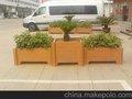 供应四川公园市政景观 仿木花箱 水泥花箱 仿木树围   水泥桌凳
