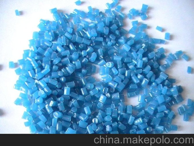 廠家生產(chǎn) 藍(lán)色 pp破碎料 再生顆粒 pp再生料 PP料圖片