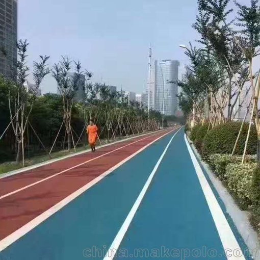 漢中透水混凝土施工流程，彩色藝術(shù)透水混凝土材料廠家直供圖片