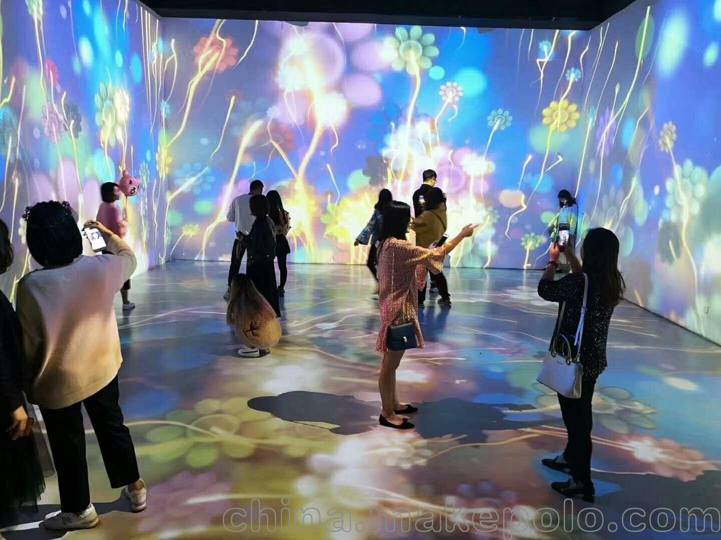 ar互动花海 也叫互动投影 ar 互动花海