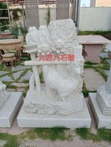 十二生肖花岗岩动物雕塑，石材手工石雕工艺品，庭院公园广场摆件