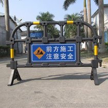 江门厂家供应黄黑色新料pe塑料护栏道路工地施工隔离分道胶马围栏
