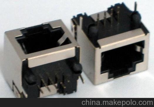 RJ45連接器 LU1S041C LF 無燈無彈 百兆濾波器 90度DIP圖片