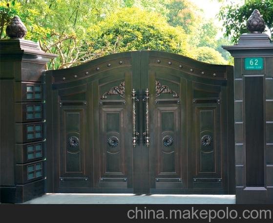 銅門(mén)廠定制—豪華庭院銅門(mén)、進(jìn)戶銅門(mén)圖片