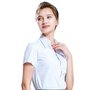 2020新款商务衬衫女装休闲短袖纯色薄款